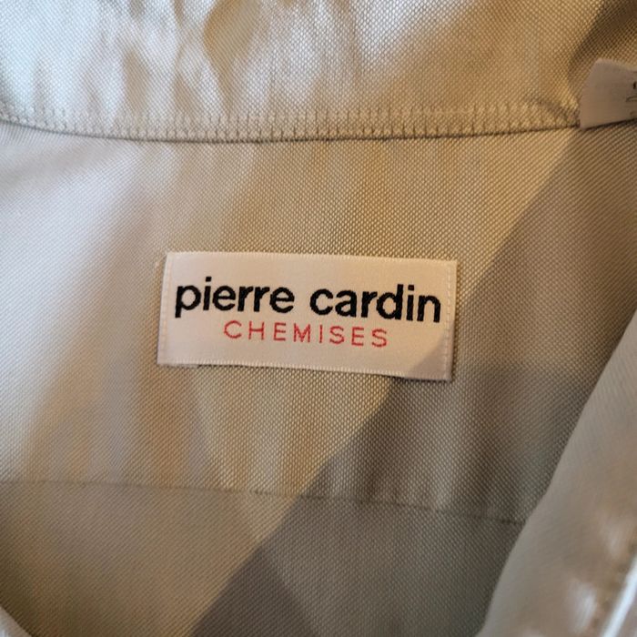 Chemise  / Chemisette Vintage 90's Pierre Cardin 👔  Taille 44 - Logo Brodé - photo numéro 5