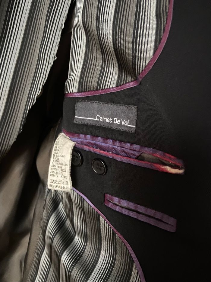 Veste de costume noir Carnet De Vol - photo numéro 2