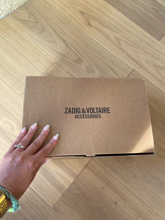 Basket Zadig et voltaire en cuir de chèvre taille 37 - photo numéro 12