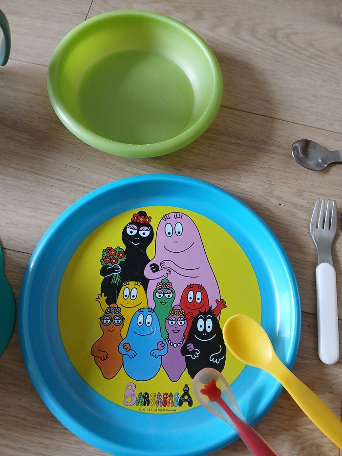 Lot vaisselle bébé Tupperware - photo numéro 3