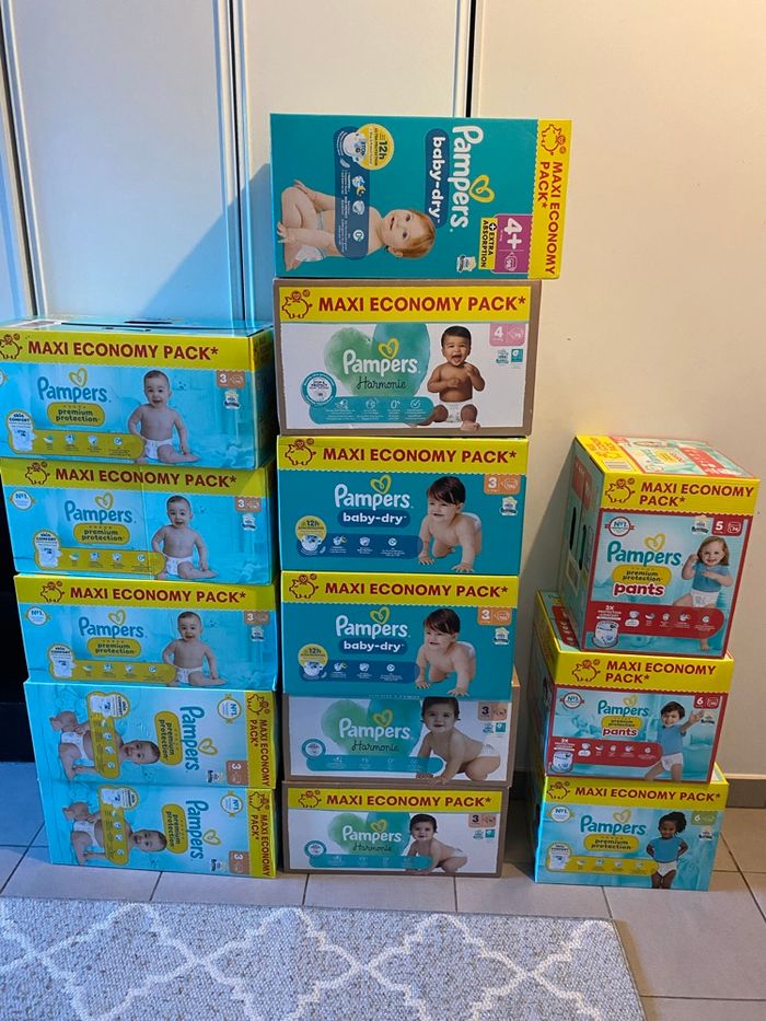 Couches  Pampers - photo numéro 2