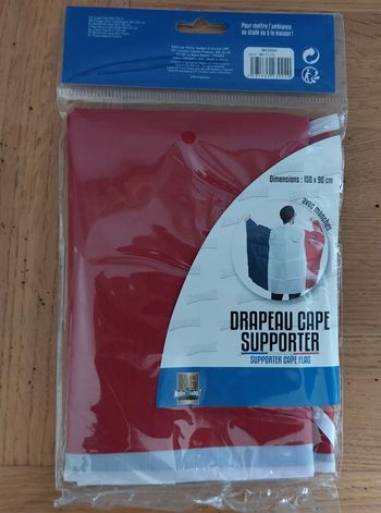 Drapeau cape supporter 
