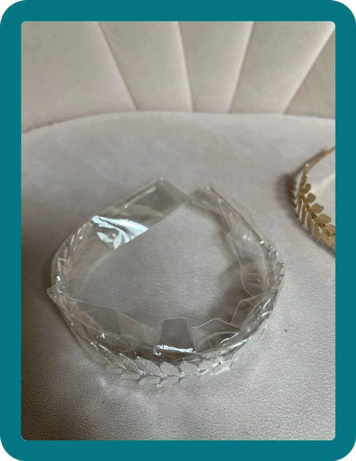 Lot de deux serre-tête motif feuillages taille unique - photo numéro 5