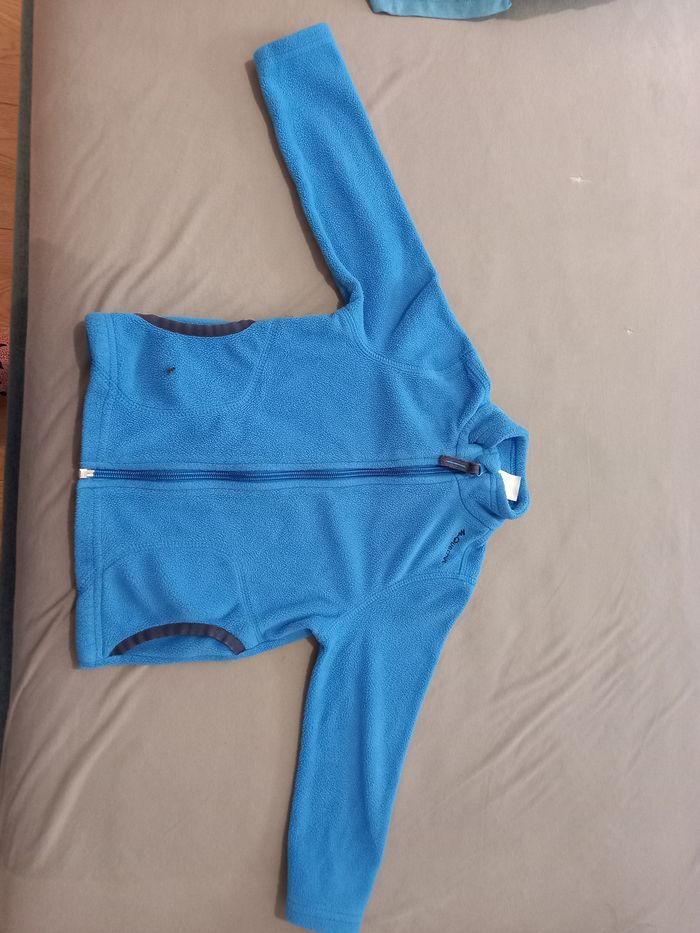 Jolie veste polaire garçon 3 ans bleu decathlon - photo numéro 4