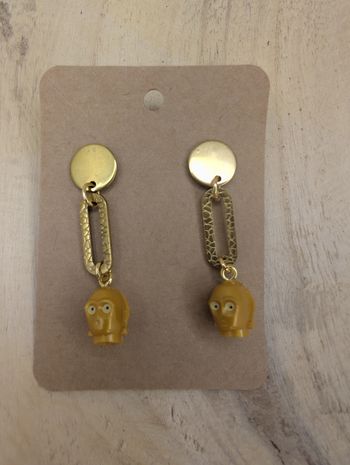 Boucles d'oreilles C-3PO Star Wars