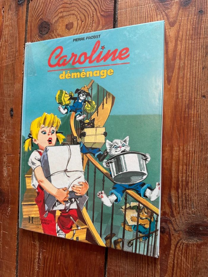Livre Caroline déménage très bon état Pierre Probst déménagement bd album