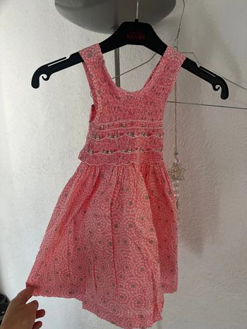 Robe estivale avec noeud taille 3 ans