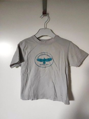 Tee-shirt gris bleu aigle Verbaudet