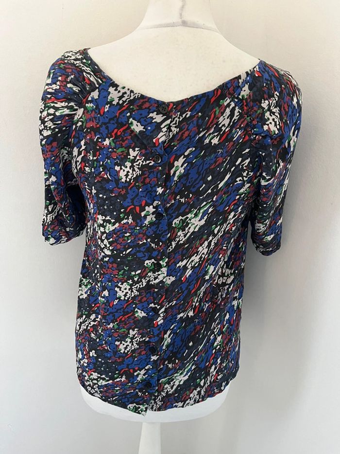 Blouse en soie à motifs Maje S - photo numéro 5