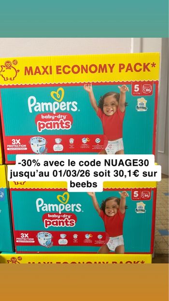 Pampers T5 - 172 couches