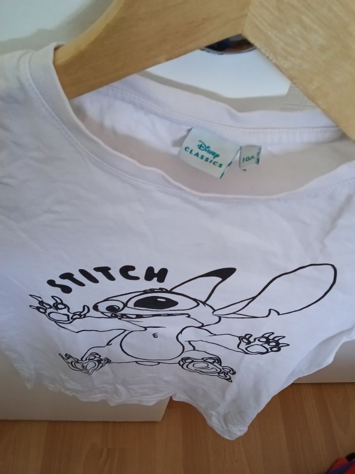 Tee-shirt Disney blanc et noir - photo numéro 3