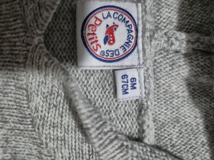 🧶 Pull bébé La Compagnie des Petits – 6 mois (67 cm) - photo numéro 3