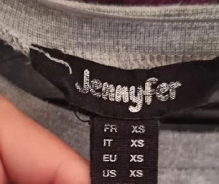 Sweat gris - Jennyfer - photo numéro 2