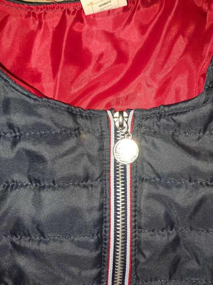 Doudoune fine femme Vent Nautic – Taille S – Marine/Rouge - photo numéro 3