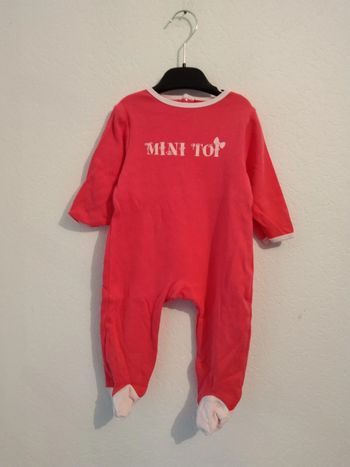 pyjama léger coton été rose fille tissaia 18 mois