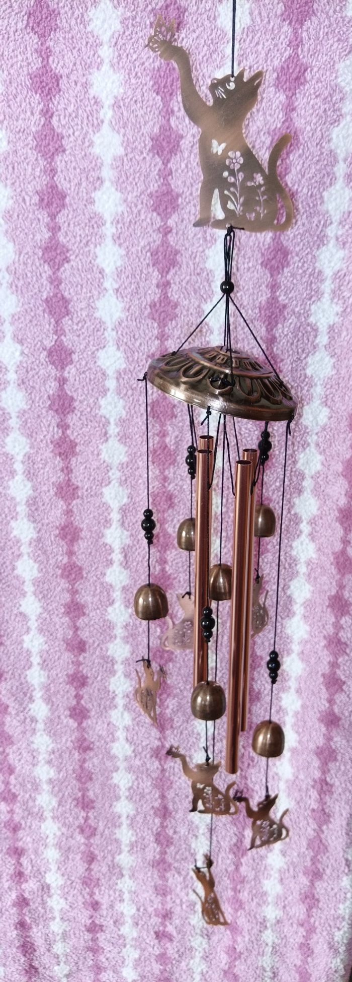 Carillon a vent chat papillon