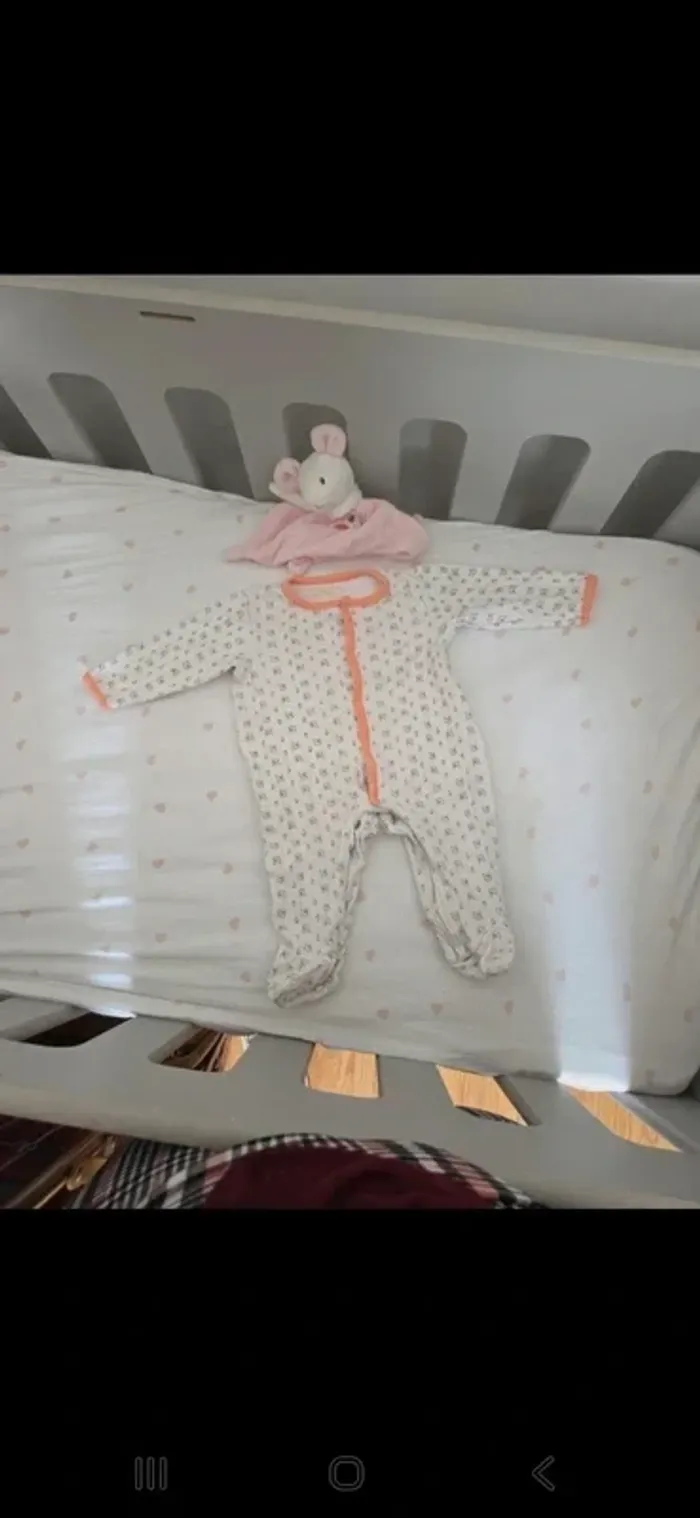😍Lot de 3 pyjamas 6 mois fille orchestra - photo numéro 2