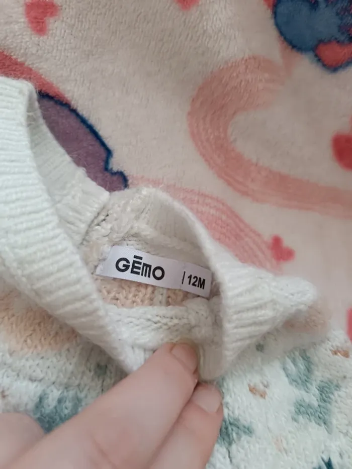 Robe en laine Gémo taille 12 mois - photo numéro 4