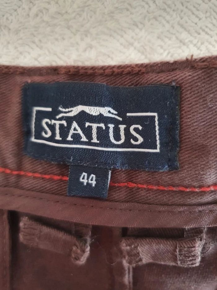 Pantalon chino marron homme taille 44 XXL status - photo numéro 6