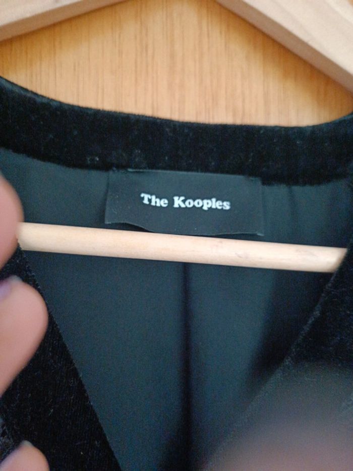 Robe noire et rouge imprimé pois taille M the kooples - photo numéro 11