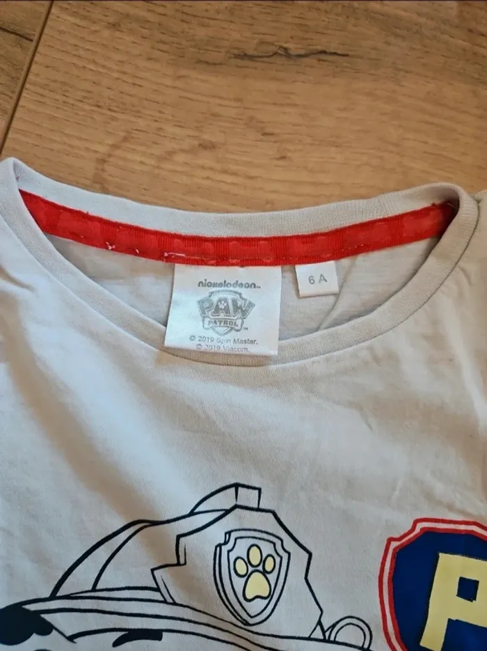 T-shirt pat patrouille 6 ans garçon - photo numéro 2