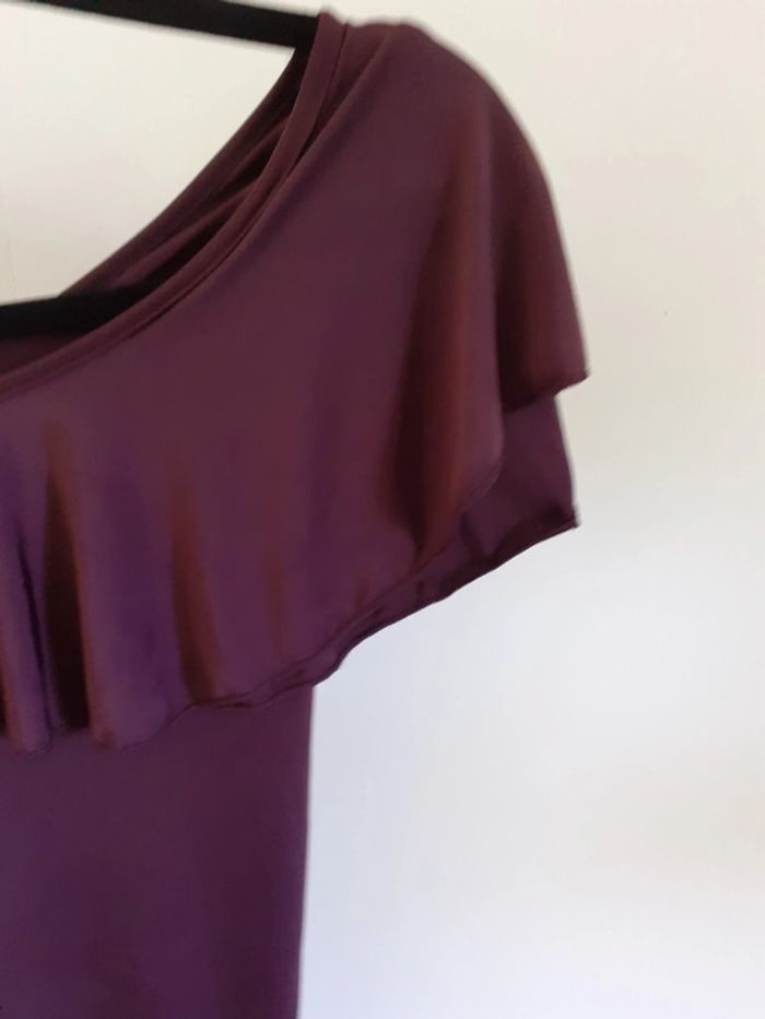Haut asymétrique violet - photo numéro 2
