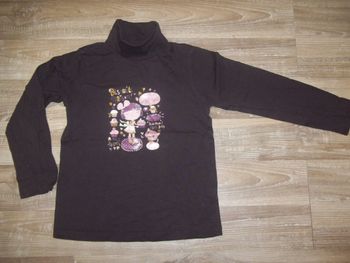 Sous-pull marron foncé patissière Sergent Major (1) 7 ans/122 cm