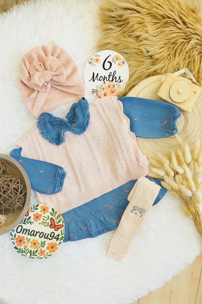 Ensemble complet 4 pièces sergent major fille 6 mois 🎀 - photo numéro 2