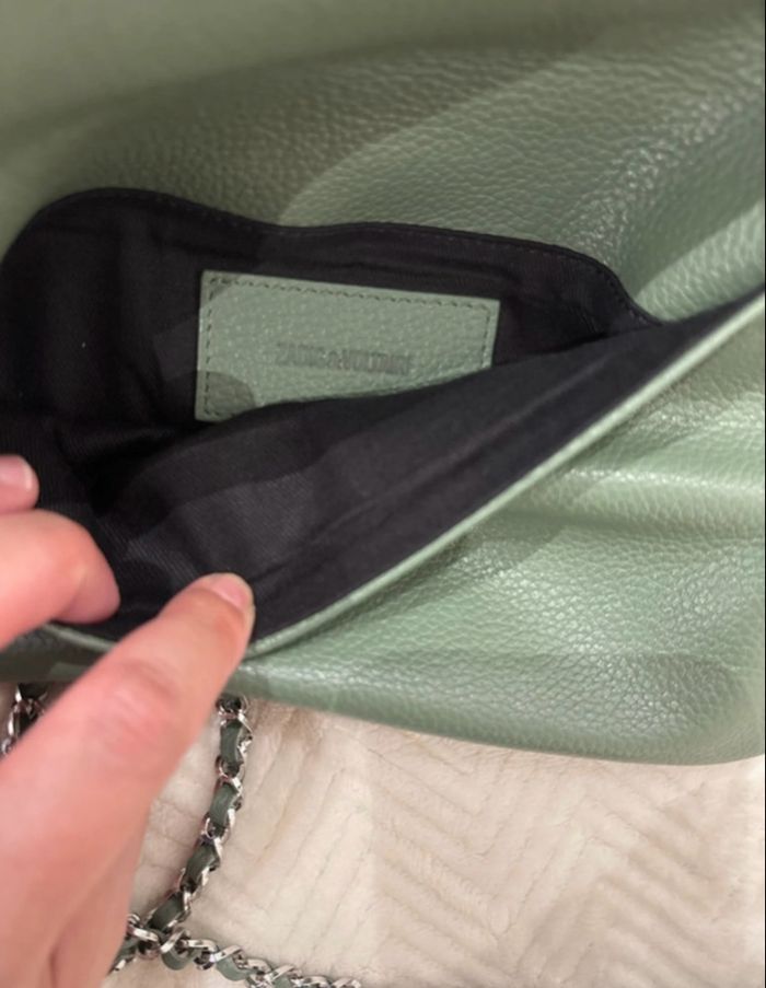 Sac rock cuir vert d eau zadig et voltaire - photo numéro 9