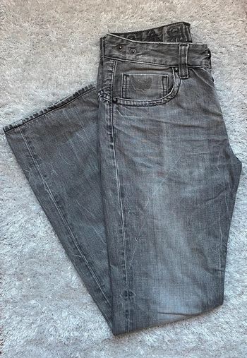 Jeans coupe droite gris taille 28 Homme