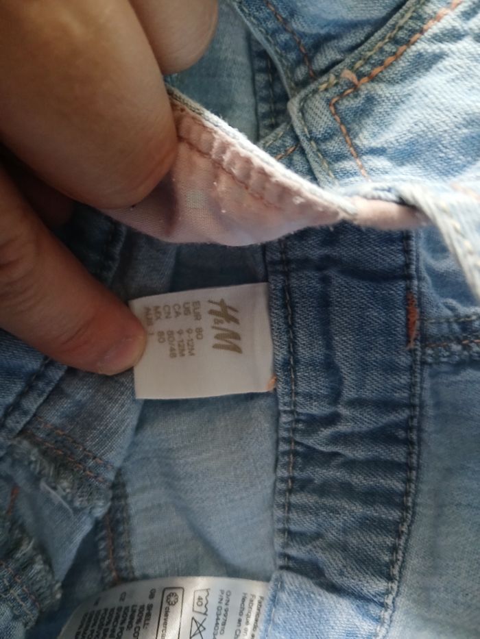 SHORT SALOPETTE JEAN H&M - photo numéro 2