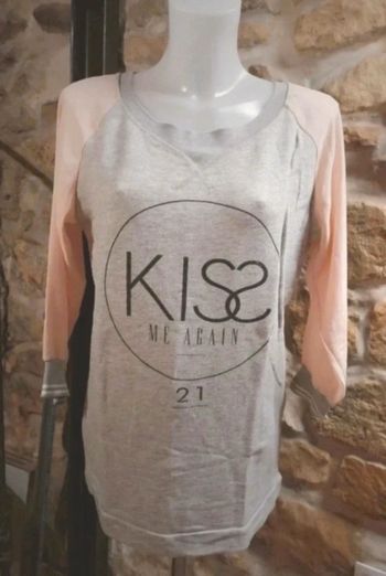 🌺Sweat Stradivarius manches 3/4 en voile taille 36🌺