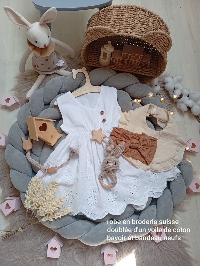 Lot vêtements 6 mois fille été+ accessoires - photo numéro 9