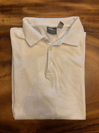 Polo blanc homme neuf sans étiquette