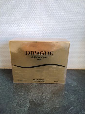 Eau de parfum neuf Divague de Karine D'Azur