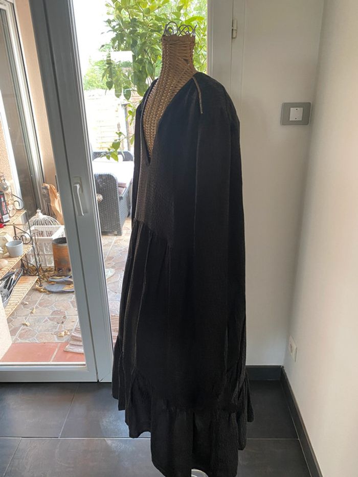 Robe baby doll Camaïeu noire taille 38 - photo numéro 3