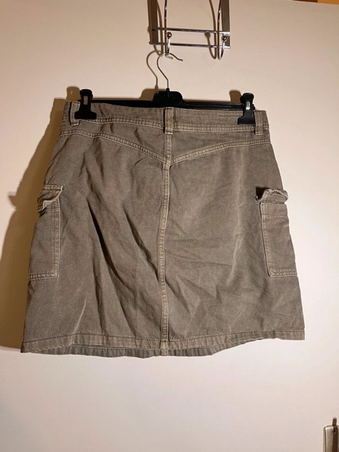 Jupe jeans cargo kaki kiabi taille 44 - photo numéro 5