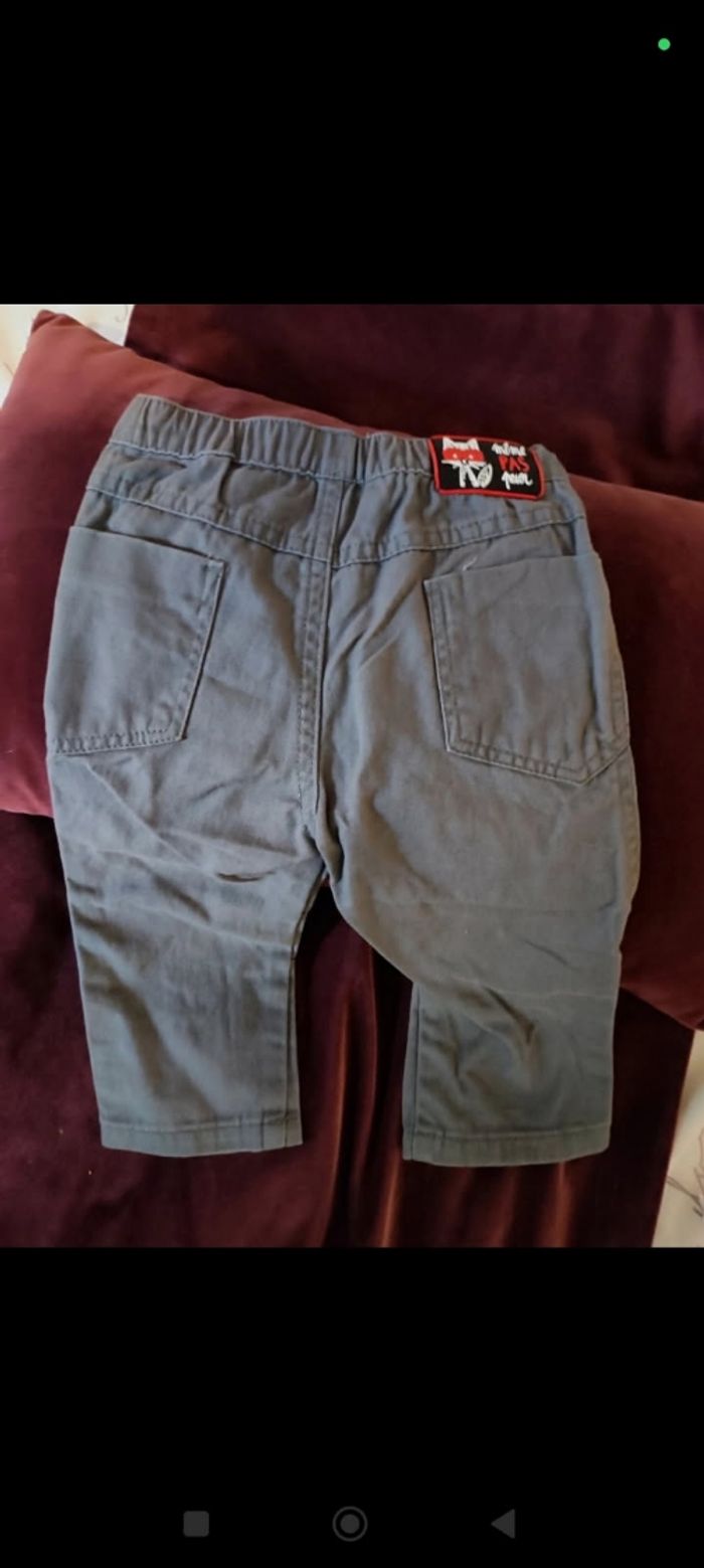 Pantalon du pareil au même 12 mois gris - photo numéro 4