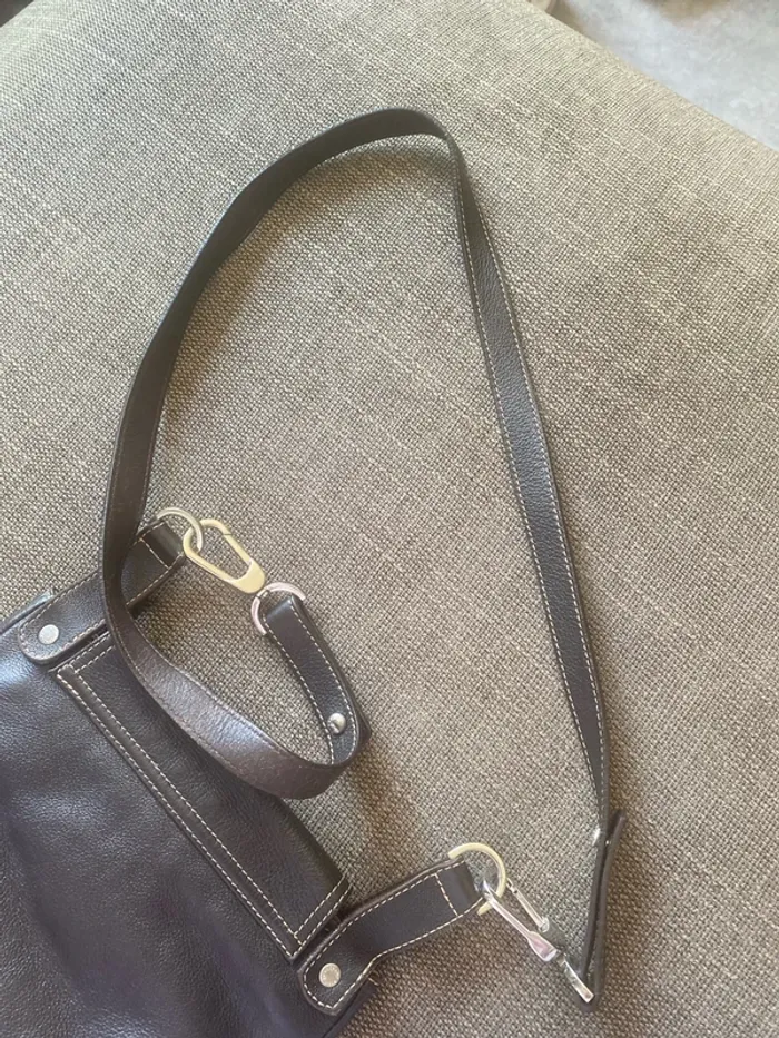 Longchamp Pochette en cuir - photo numéro 5