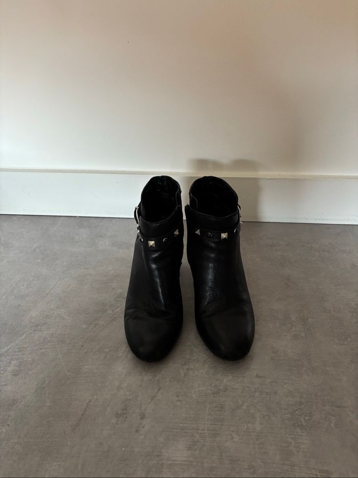 Bottines André cuir - taille 38 - photo numéro 2
