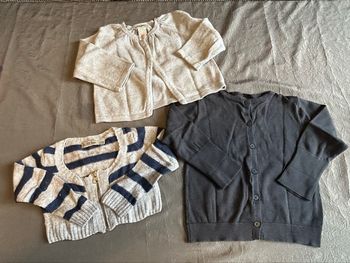 Lot de 3 gilets petite fille