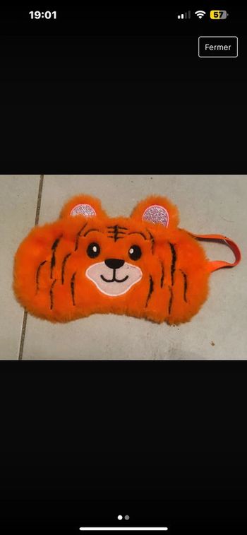 Masque nuit tigre