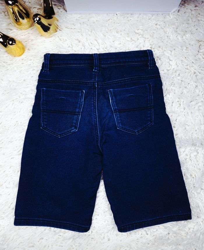 Bermuda en jean denim blue Stone Garçon taille 9 ans marque TAO 🎸 - photo numéro 4