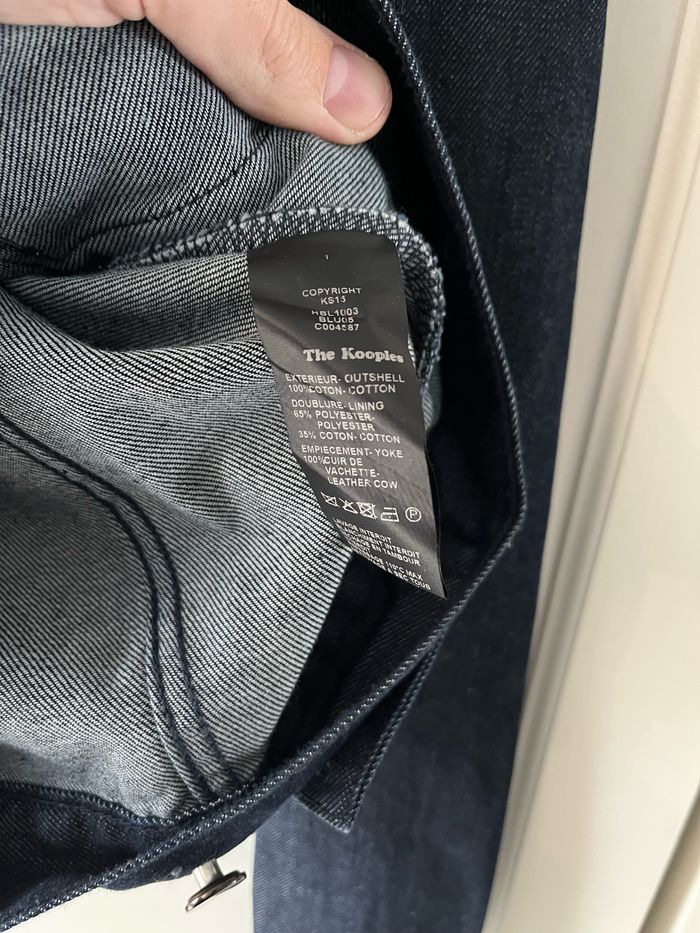 Veste en jean homme The Kooples taille M en très bon état - photo numéro 3