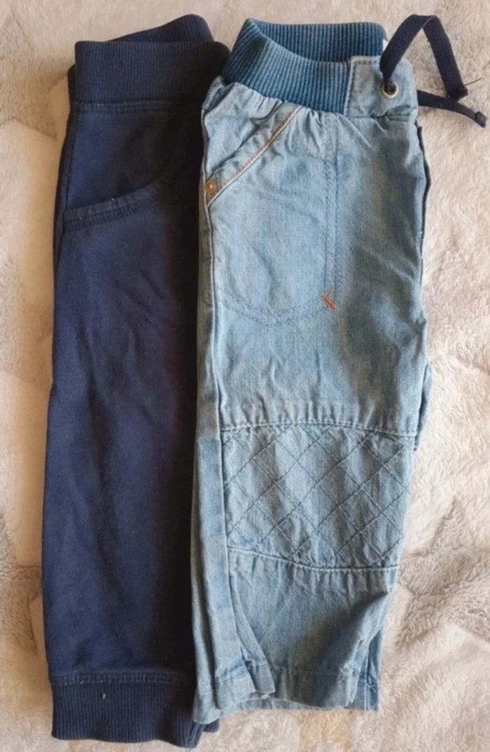 Lot pantalons garçon 9 mois - photo numéro 2