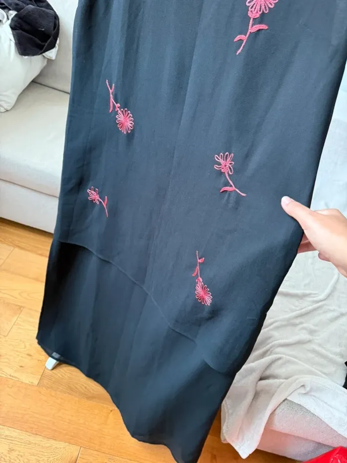 Jolie robe 48/4XL noire - photo numéro 3