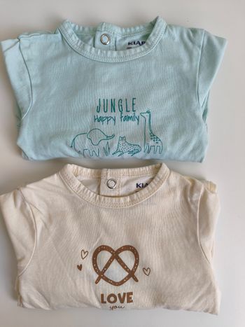 Lot de 2 pyjamas 1 mois neufs
