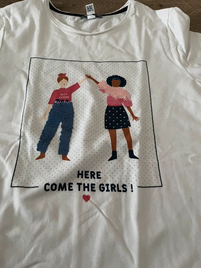 T-shirt fille manches longues 14 ans - photo numéro 2