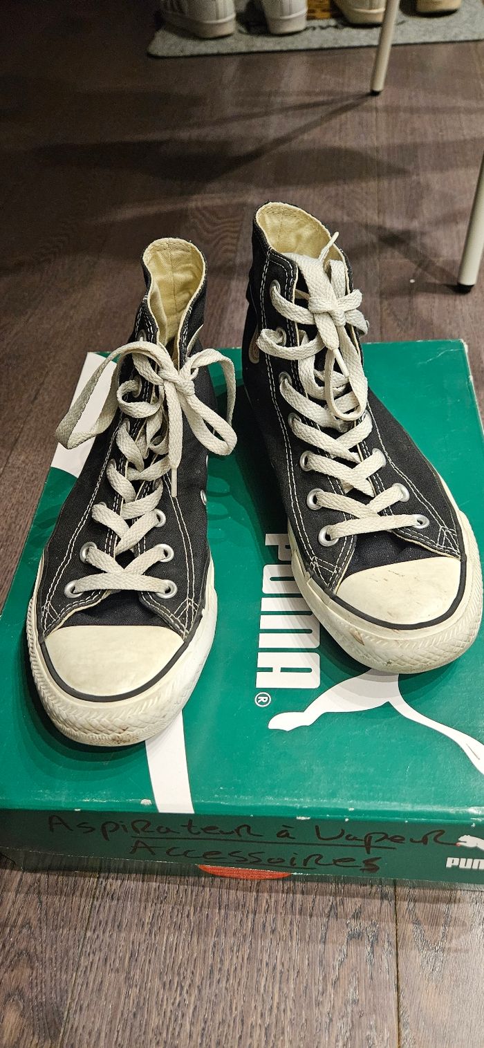 Converse ALL STAR noires - Taille 38 - photo numéro 4
