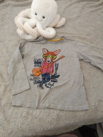 Tee-shirt manches longues 7 ans garçon